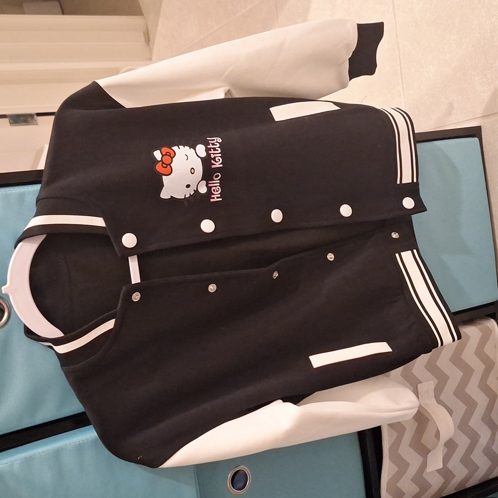 Hello kitty letterman jacket